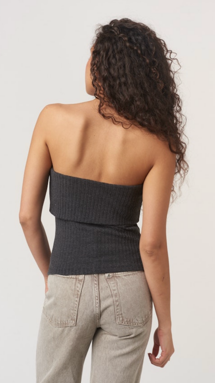Black Rib Tube Top