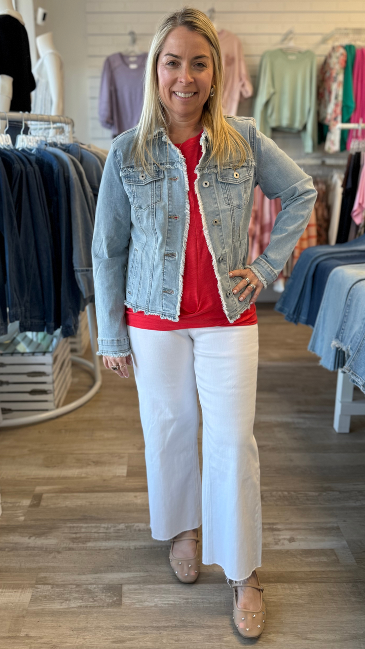 Fringe Denim Jacket