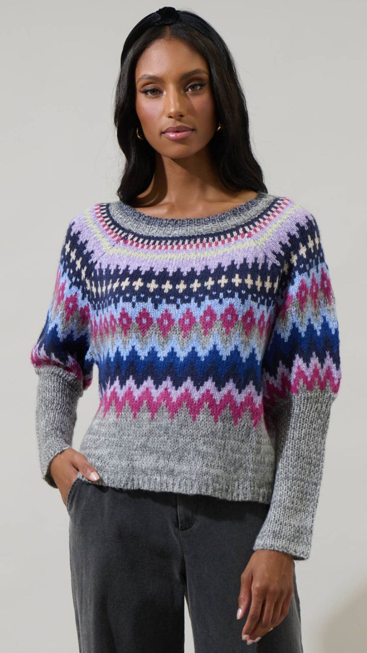 Fair Isle Crewneck Sweater
