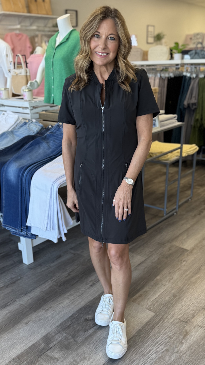 Black Mulder Jacket Dress