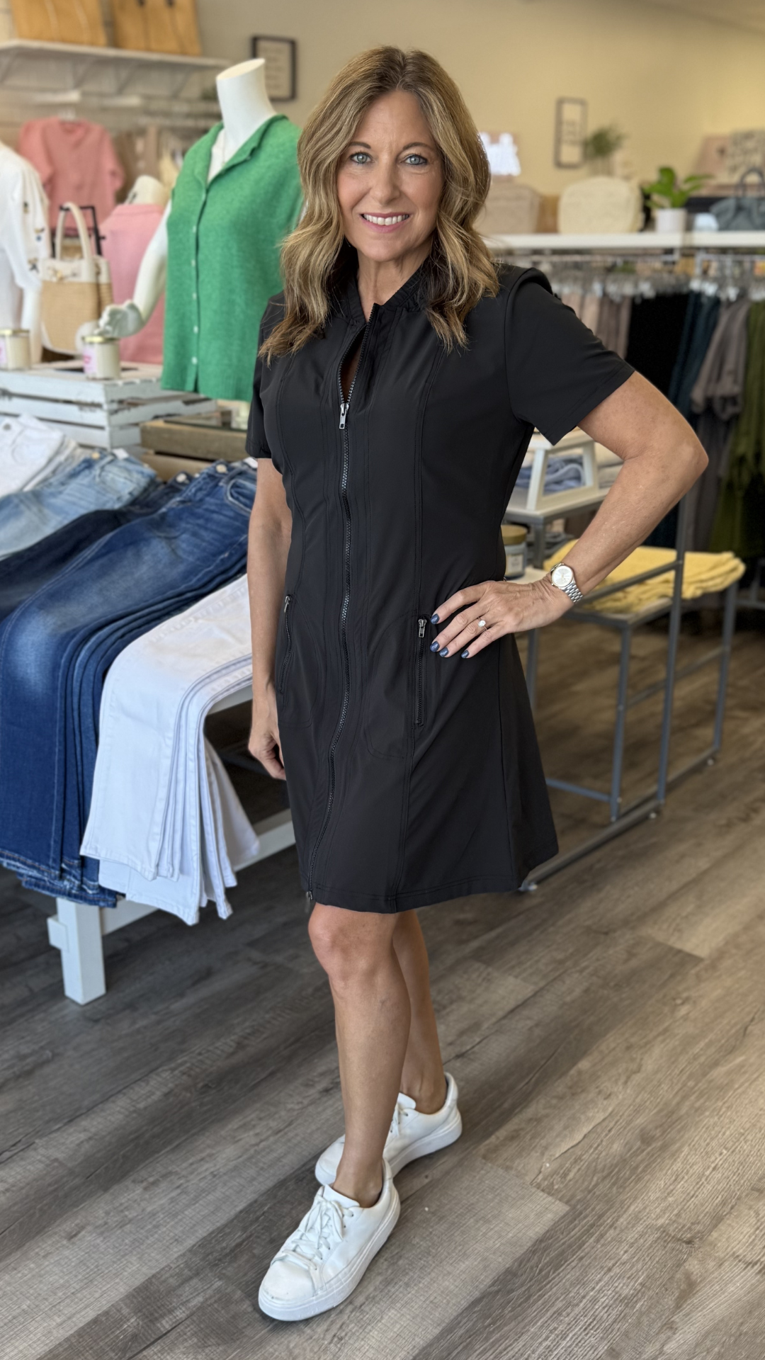 Black Mulder Jacket Dress