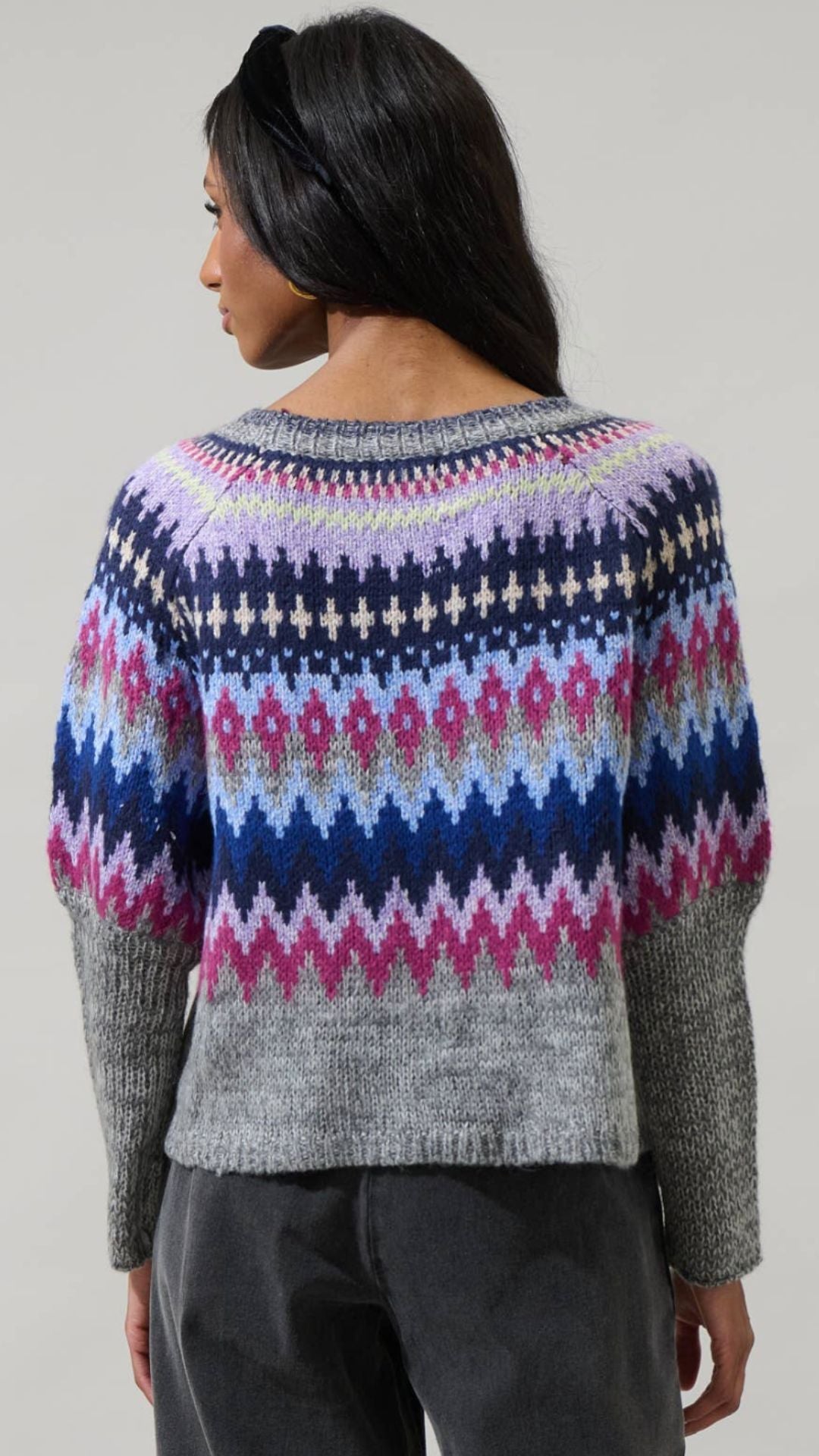 Fair Isle Crewneck Sweater