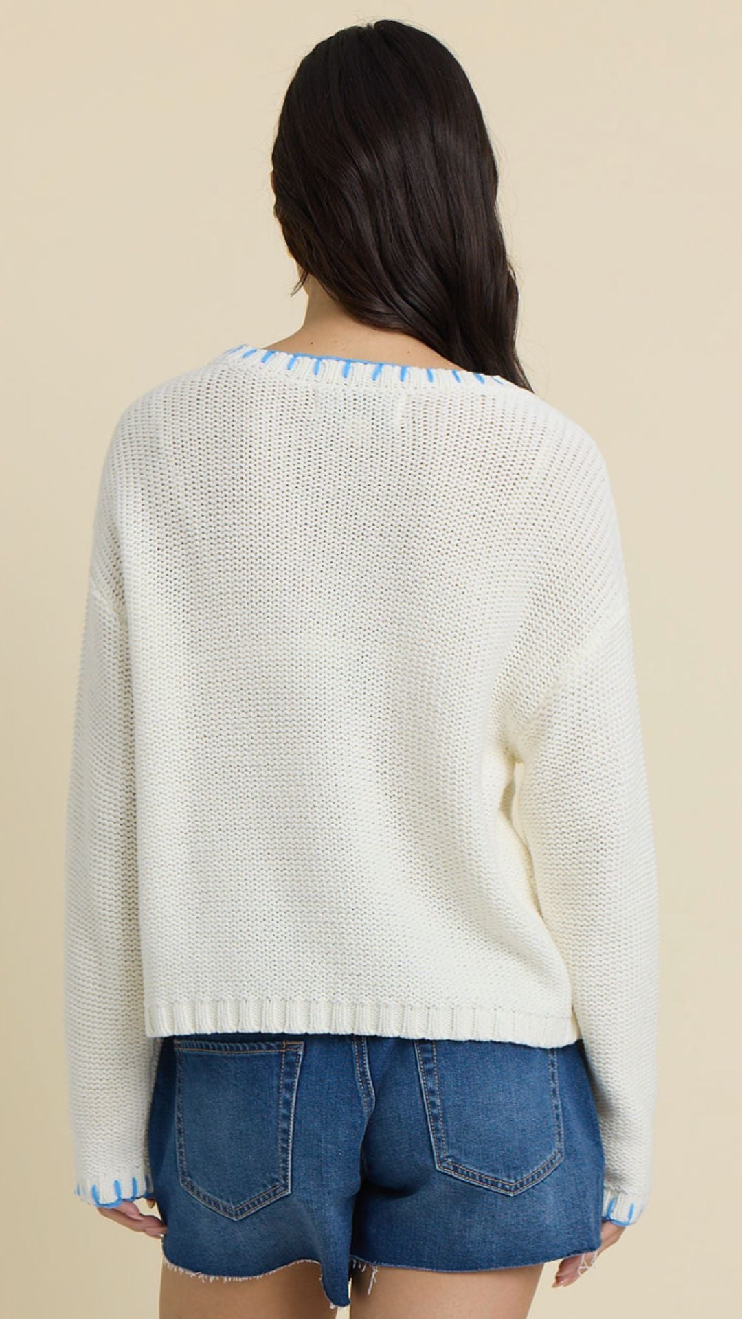 Beach Whipstitch Sweater