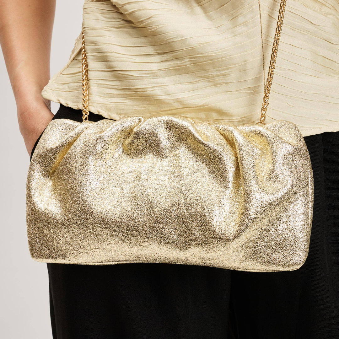 Gold Fancy Clutch