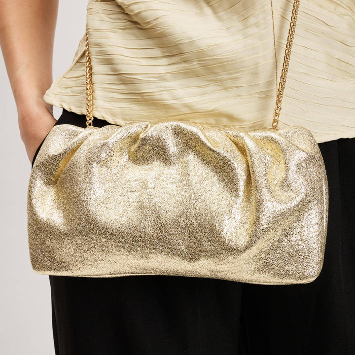 Gold Fancy Clutch