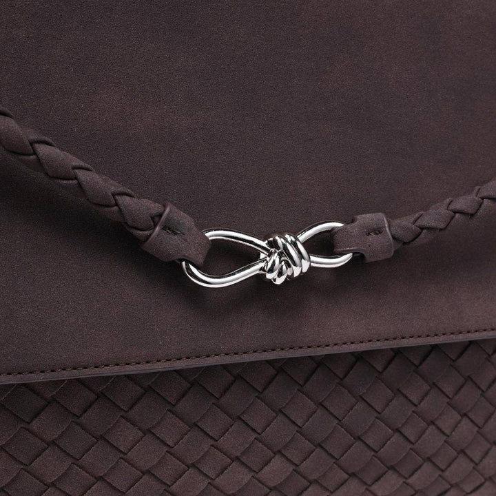 Chocolate Serenee Satchel Handbag