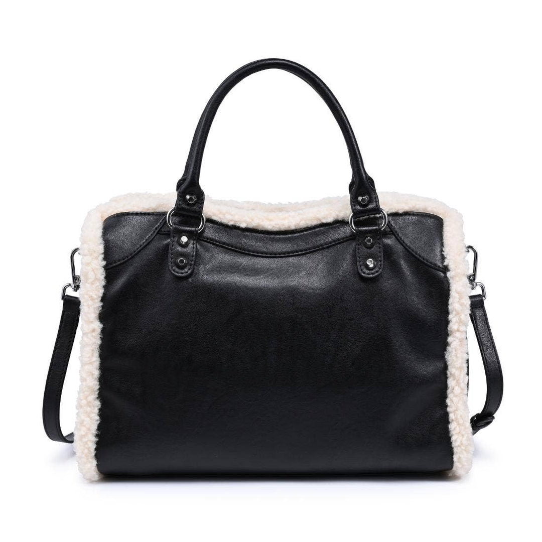 Black Seraphina Satchel Bag