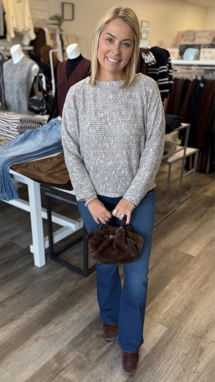 Billie Dolman Sleeve Knit Top