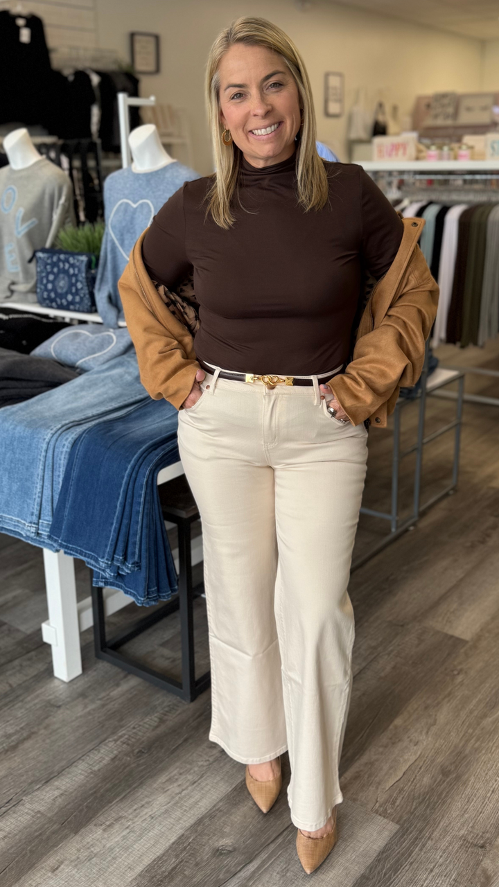 Chocolate Mocked Undersweater