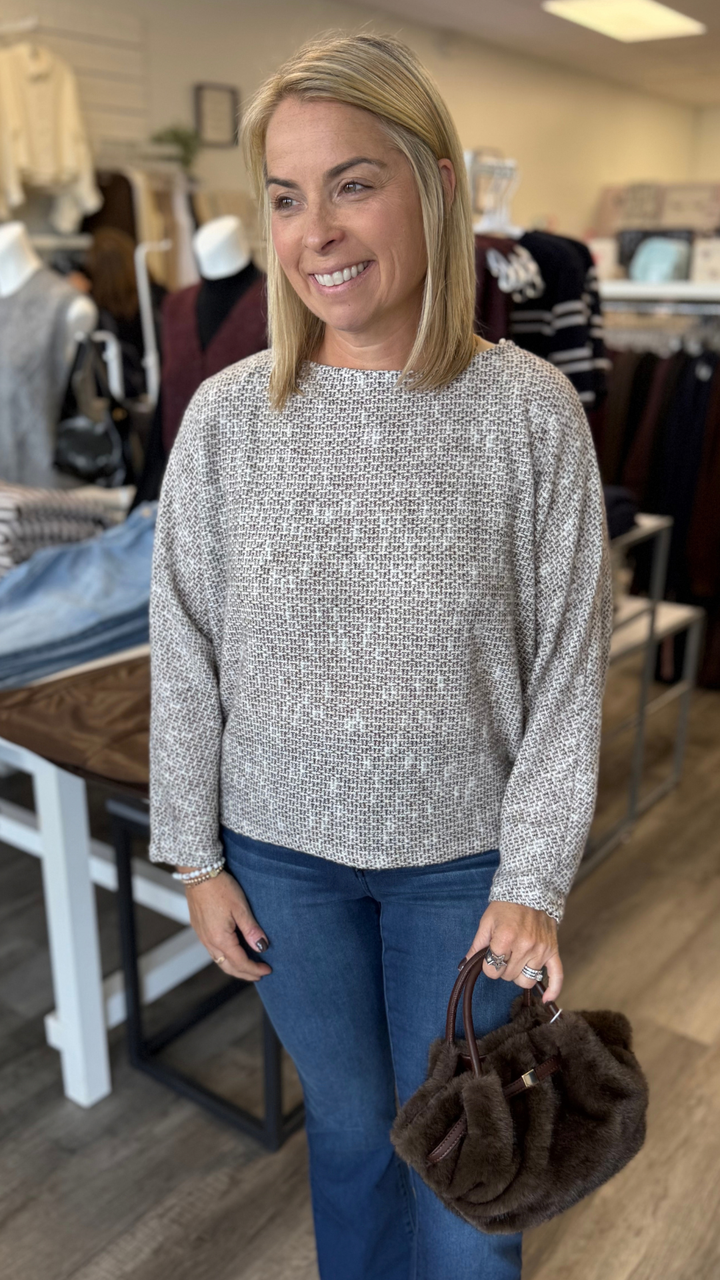 Billie Dolman Sleeve Knit Top