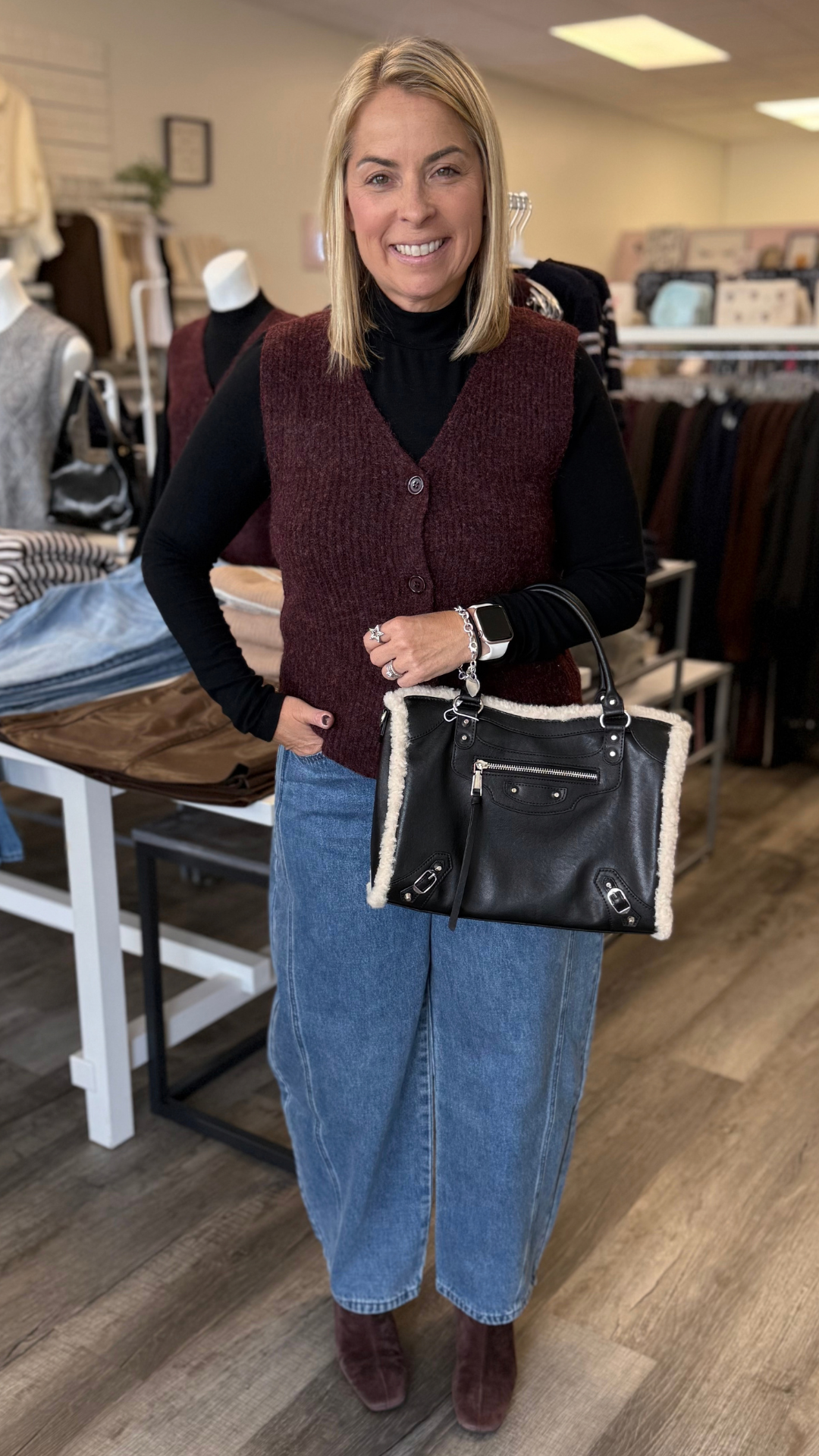Warm Cider Sweater Vest