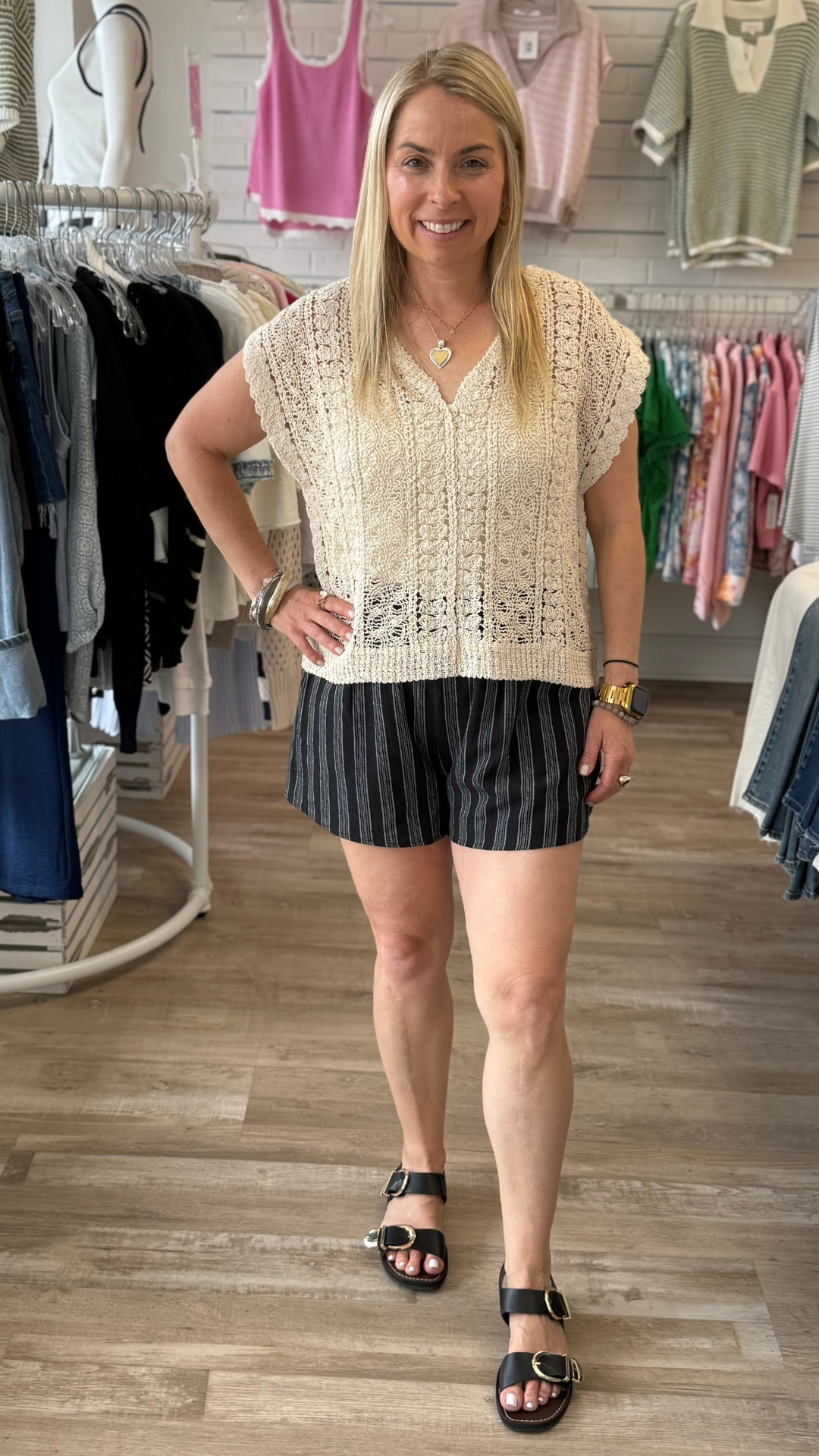 Jada Striped Shorts