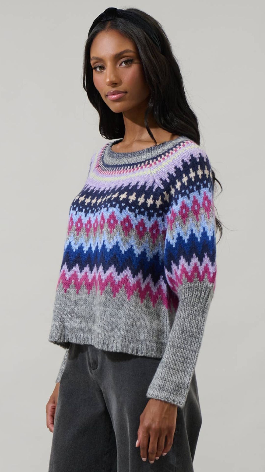 Fair Isle Crewneck Sweater