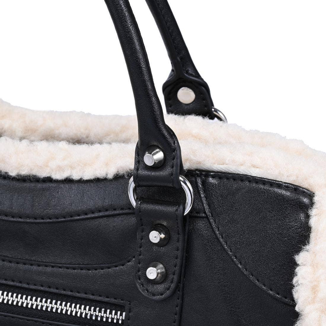 Black Seraphina Satchel Bag