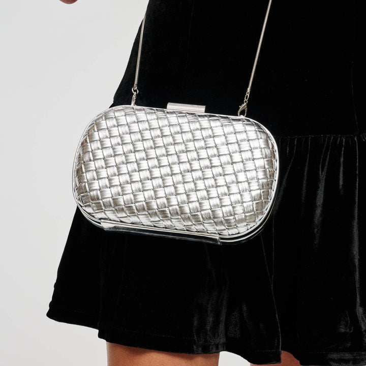 Silver Evening Bag