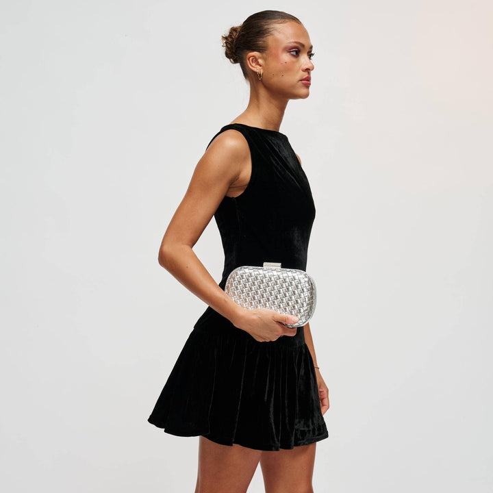 Silver Evening Bag
