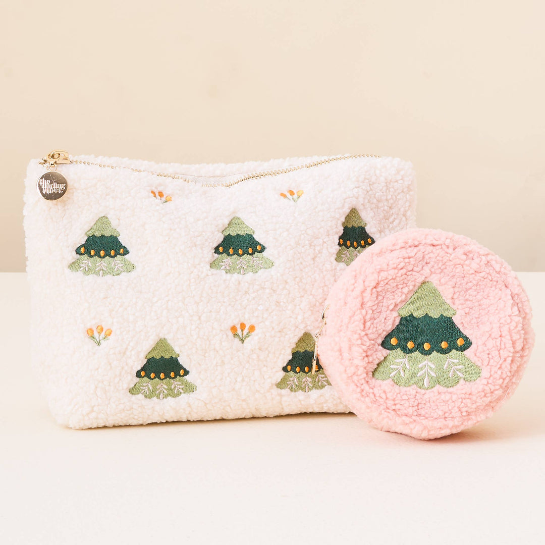 Christmas Trees Teddy Pouch
