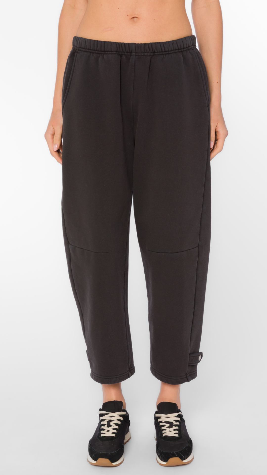 Pop Over French Terry Sweatshirt And Barrel Pants Set