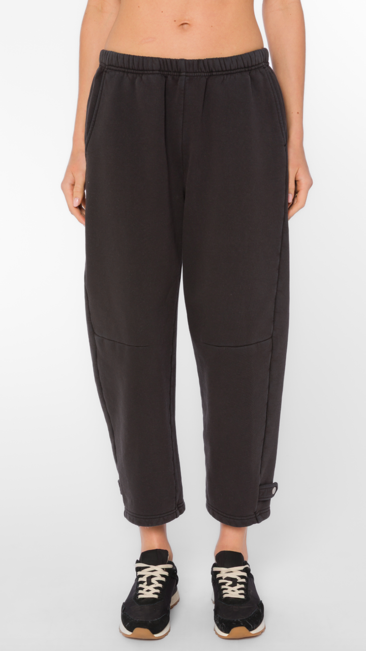 Pop Over French Terry Sweatshirt And Barrel Pants Set