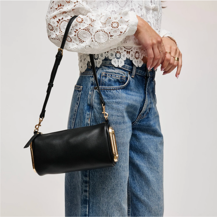 Black Luciana Shoulder Bag