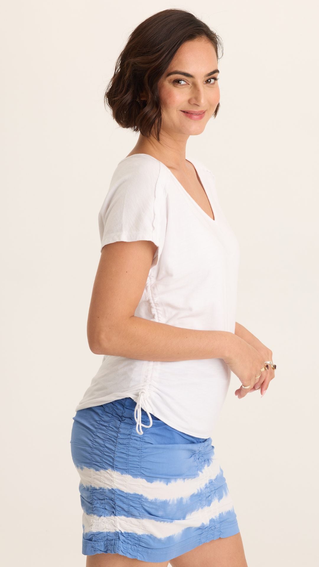 Diggory Jersey Cinchable Dolman Tee