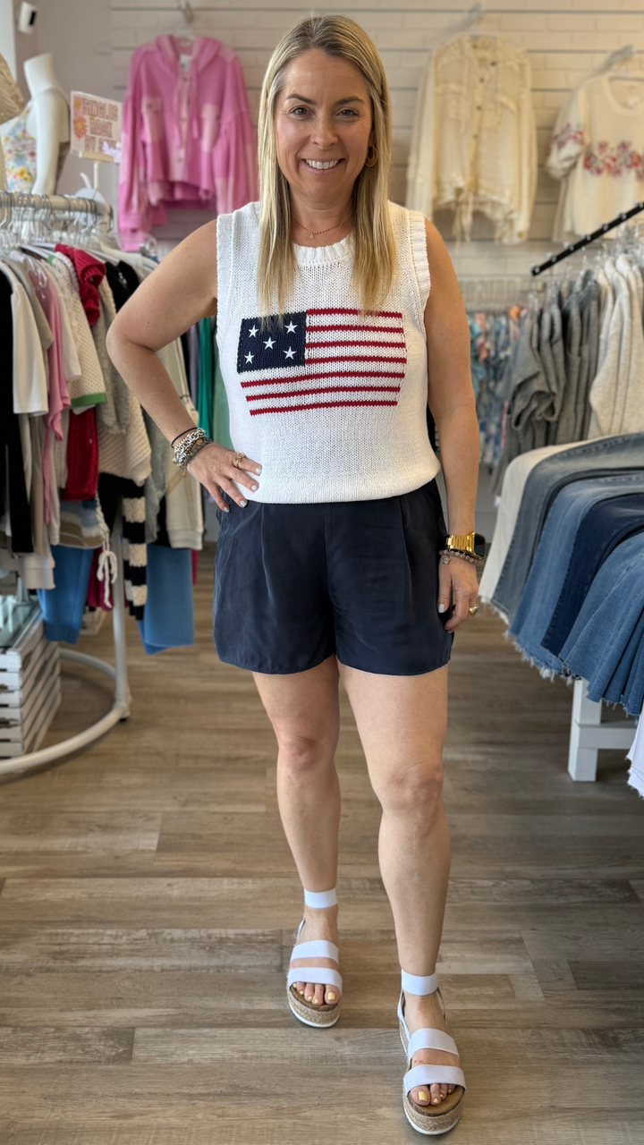 Heritage Front Pleat Shorts