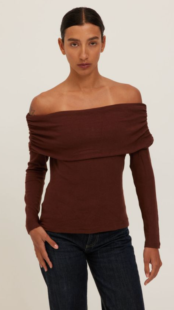 Studio City Off The Shoulder Long Sleeve
