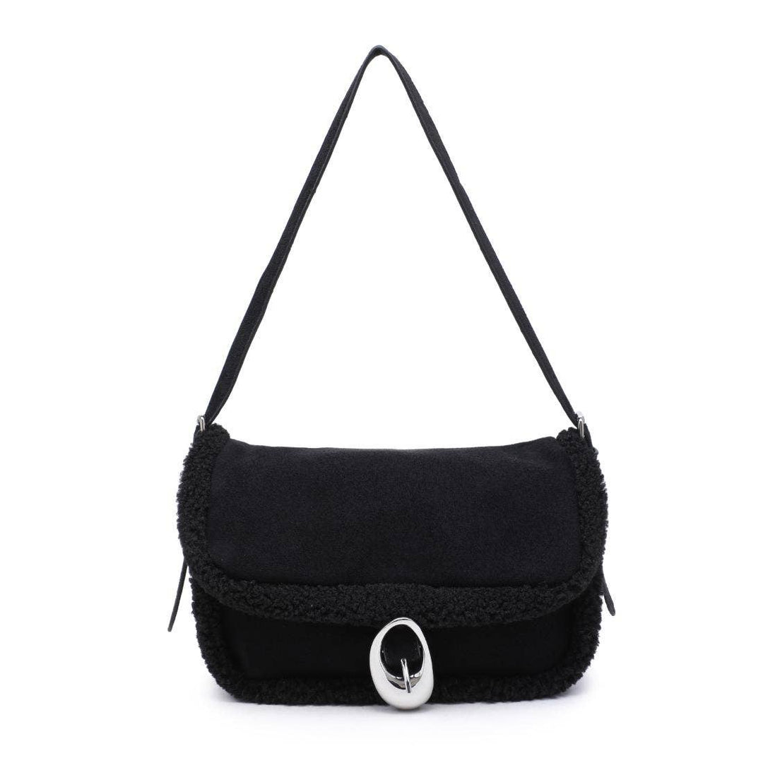Black Zaria Shoulder Bag