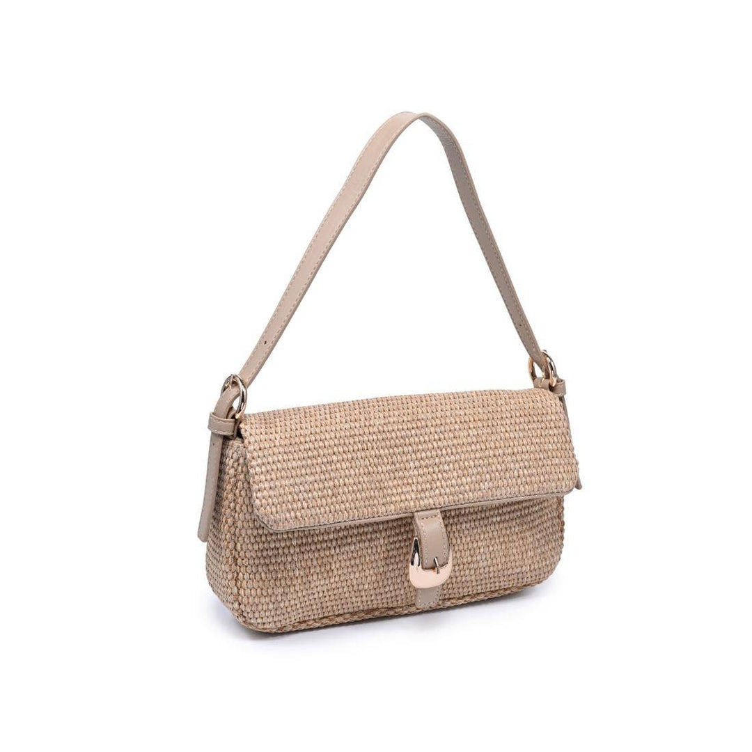 Natural Gloria Straw Shoulder Bag