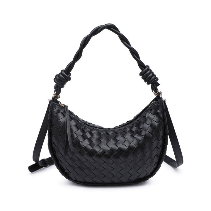 Black Violet Hobo Bag