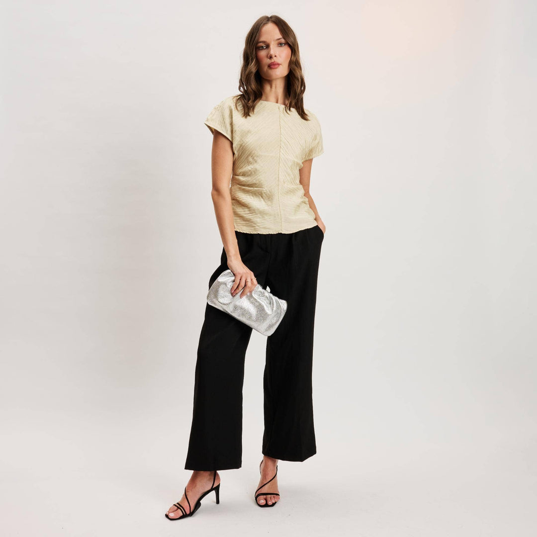 Silver Fancy Clutch