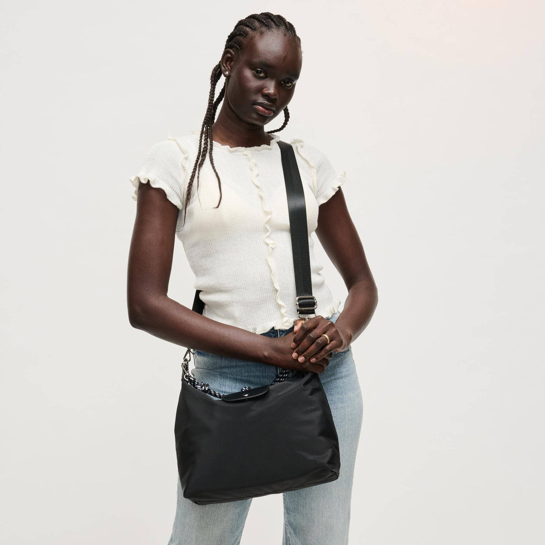 Black Nova Hobo Bag