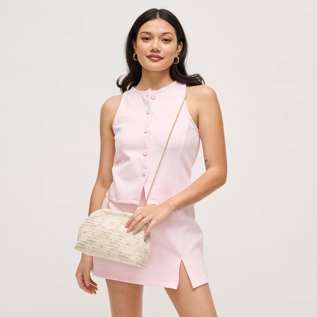 Ivory Ophelia Clutch