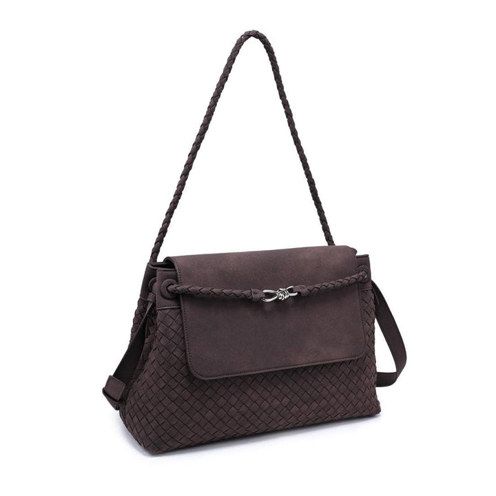Chocolate Serenee Satchel Handbag