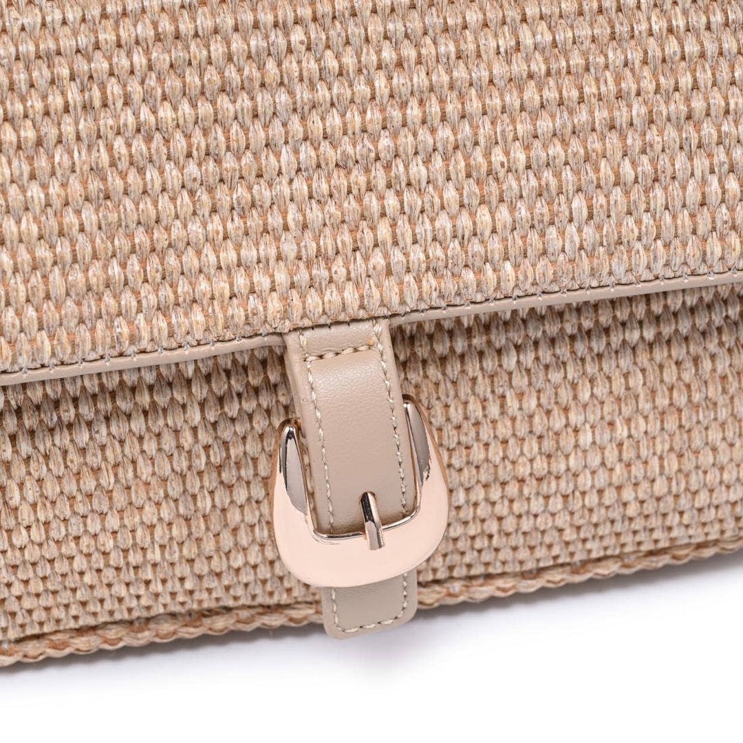 Natural Gloria Straw Shoulder Bag