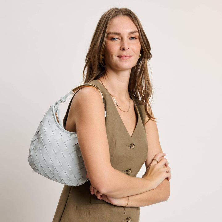 Ice Blue Lucia Hobo Handbag