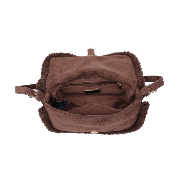 Chocolate Zaria Shoulder Bag
