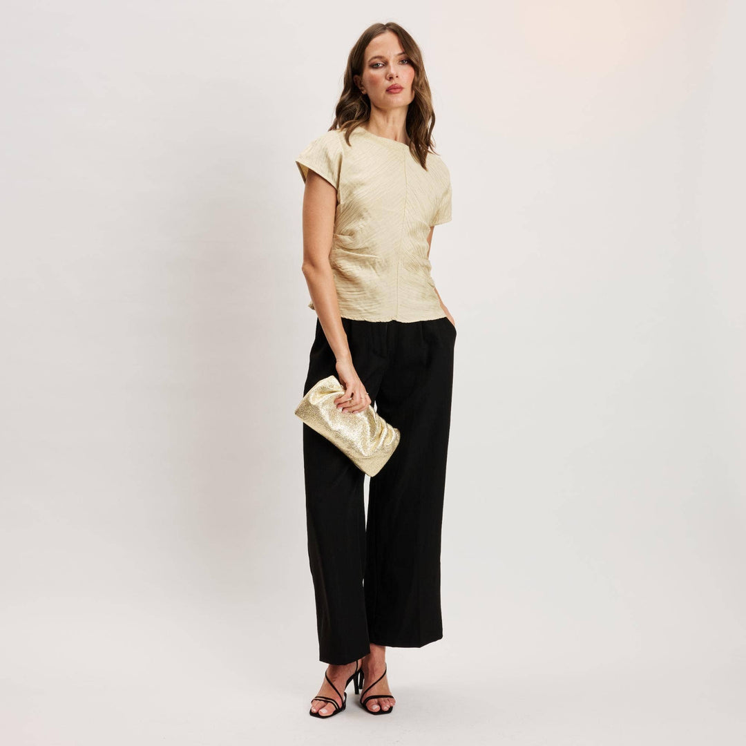 Gold Fancy Clutch