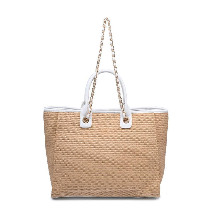 Natural White Jaxon Tote Bag