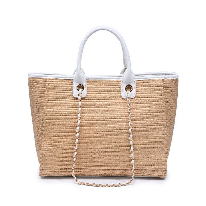 Natural White Jaxon Tote Bag